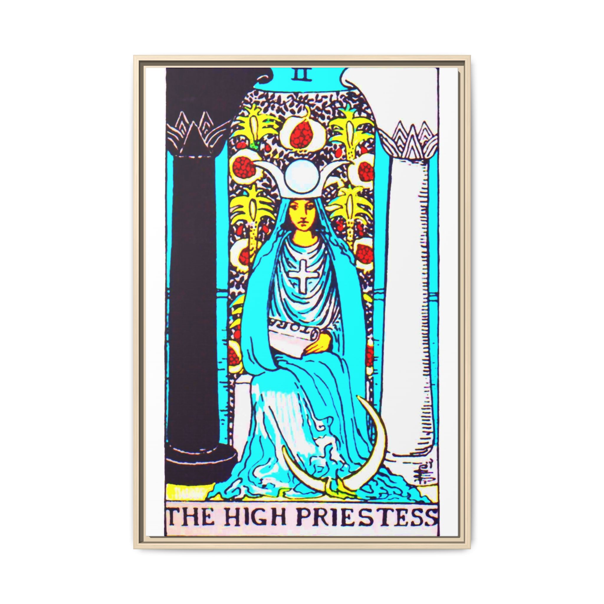 Tarot High Priestess 2 Framed Canvas - Image 105
