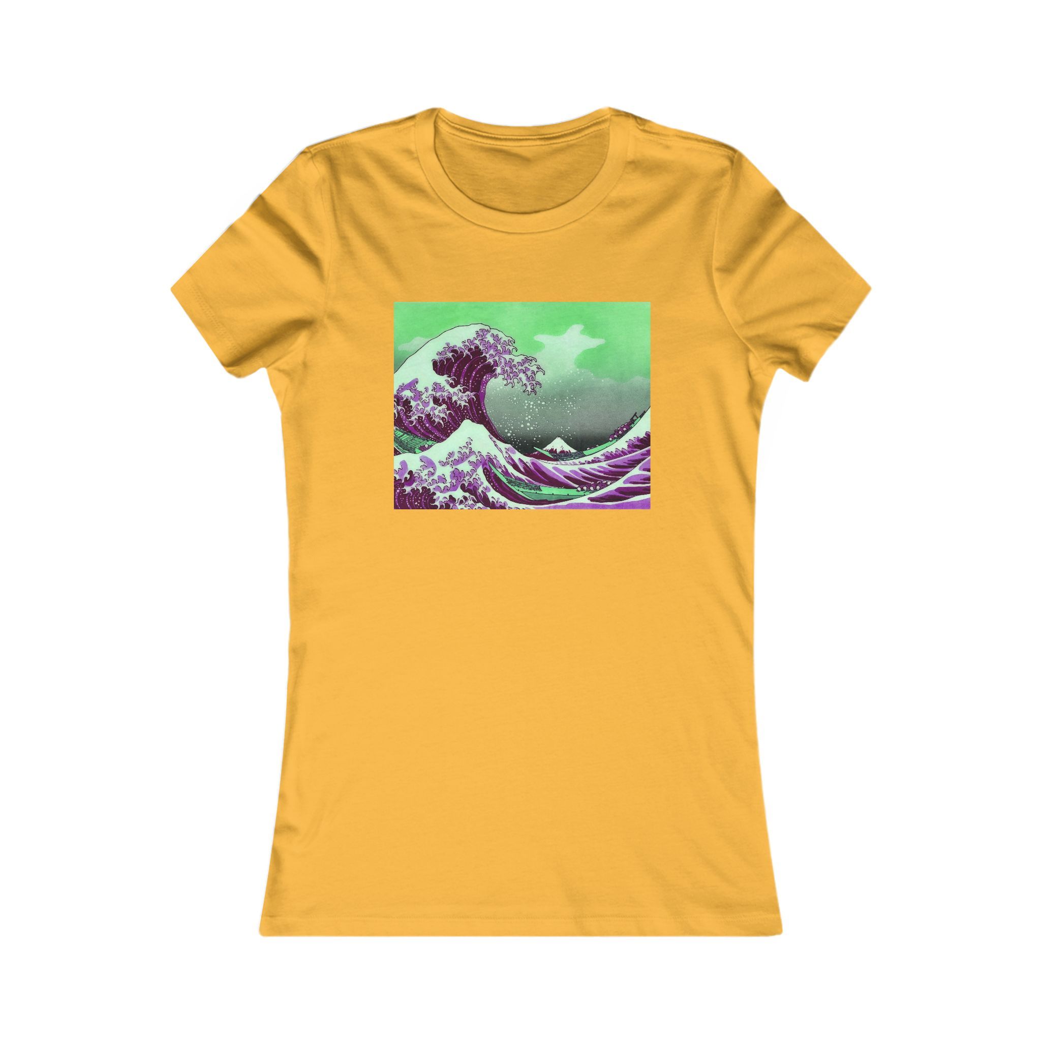Great Wave off Kanagawa - Purple Women's Tee - Image 8