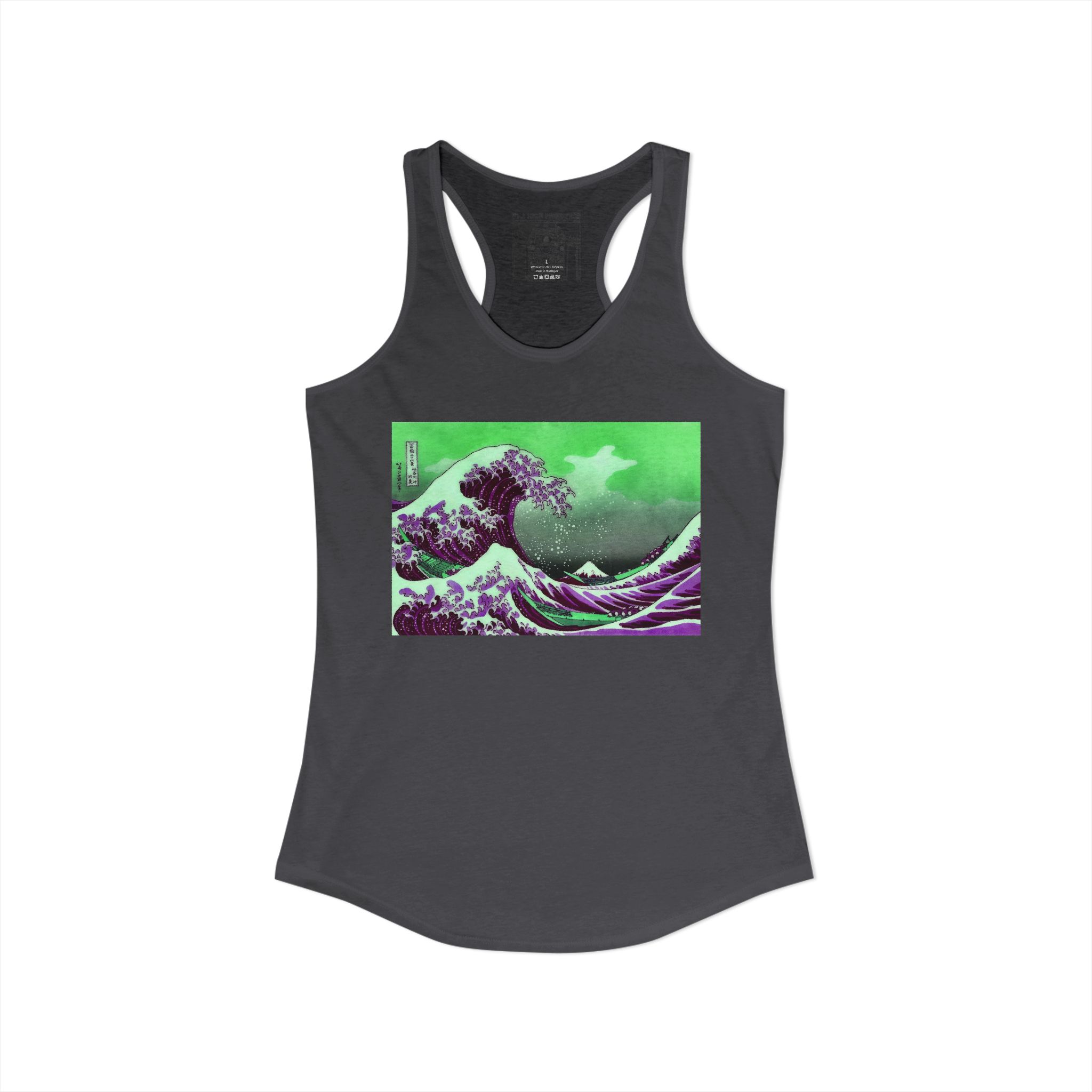 Great Wave off Kanagawa - Purple Women's Tank - Image 17