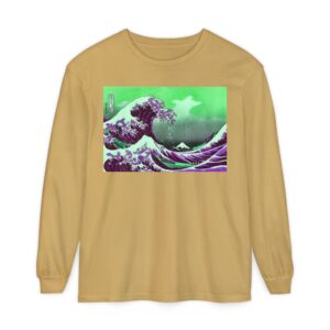 Great Wave off Kanagawa - Purple Long Sleeve Tee