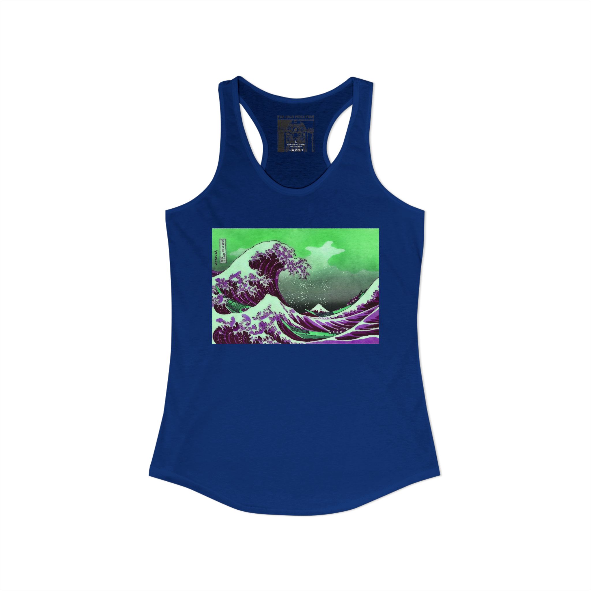 Great Wave off Kanagawa - Purple Women's Tank - Image 10