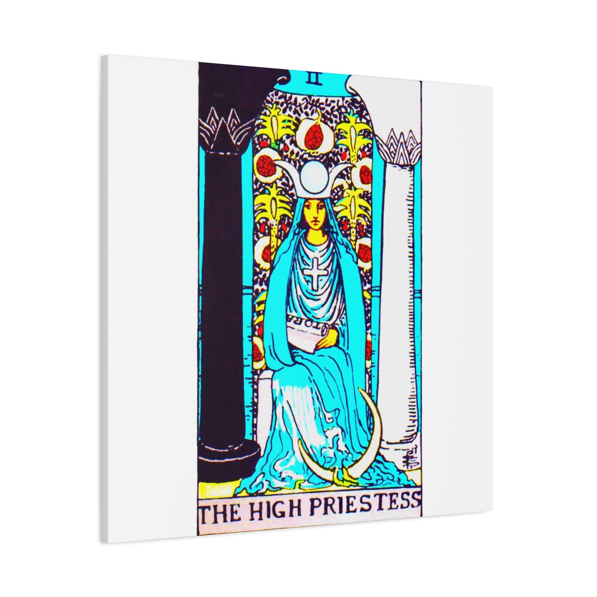 LAYOUT Tarot High Priestess 2 Matte Canvas - Image 2