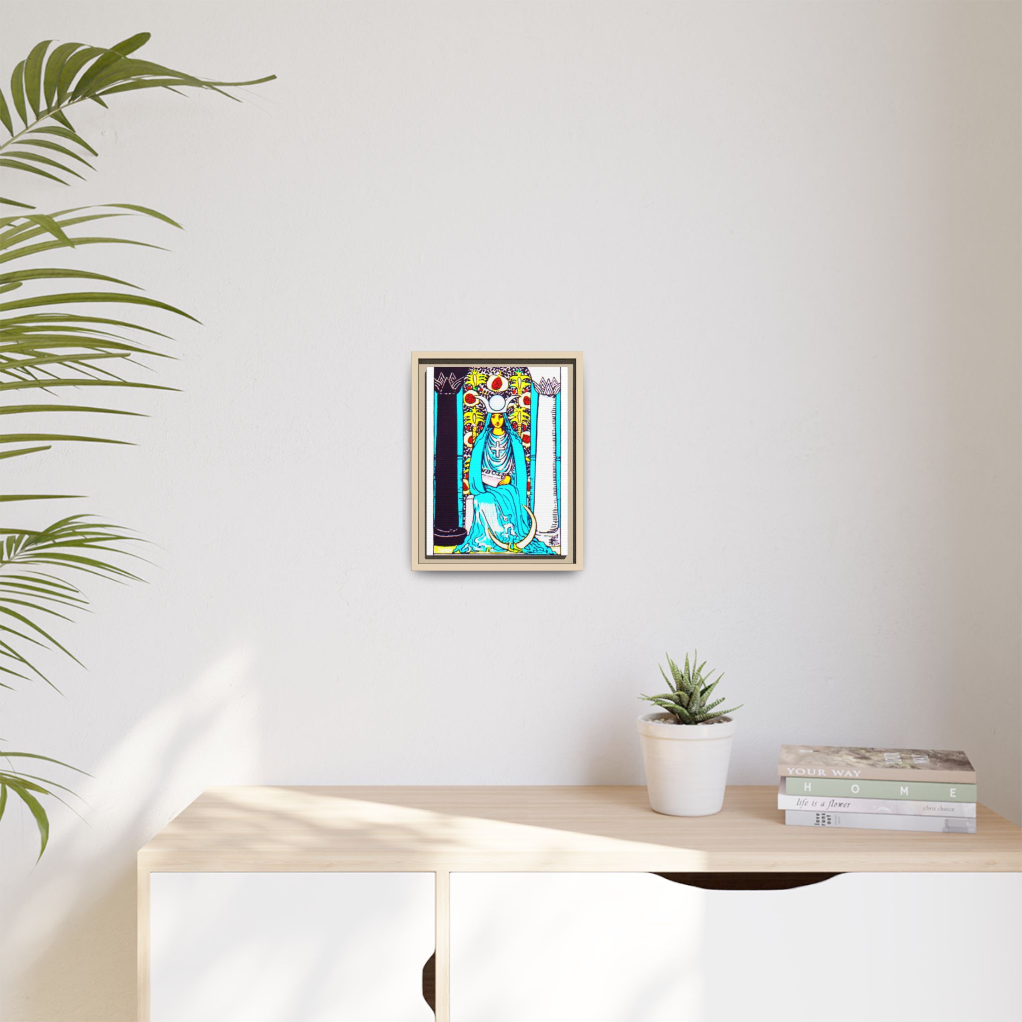 Tarot High Priestess 2 Framed Canvas - Image 127