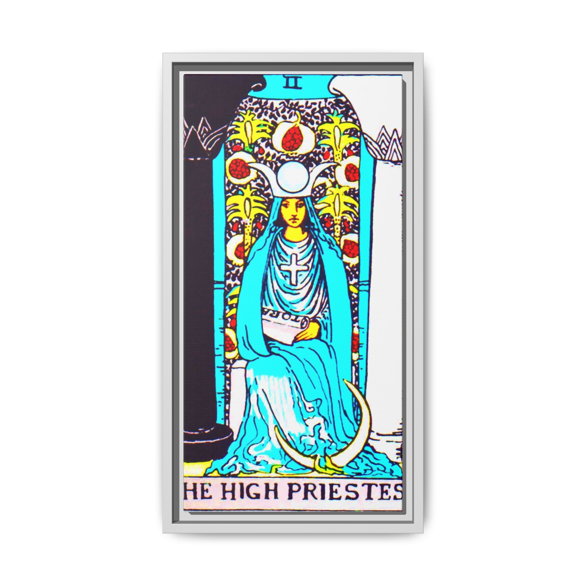 Tarot High Priestess 2 Framed Canvas - Image 53