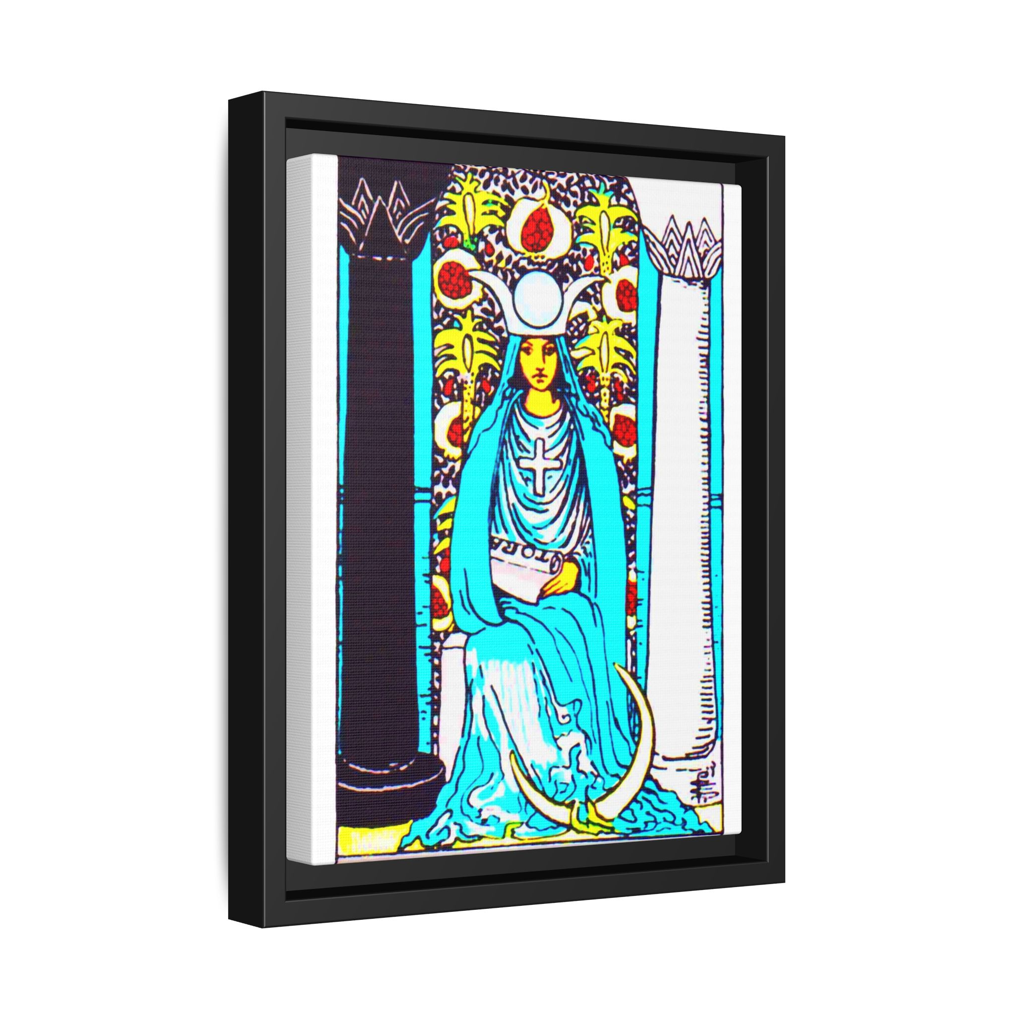 Tarot High Priestess 2 Framed Canvas - Image 122