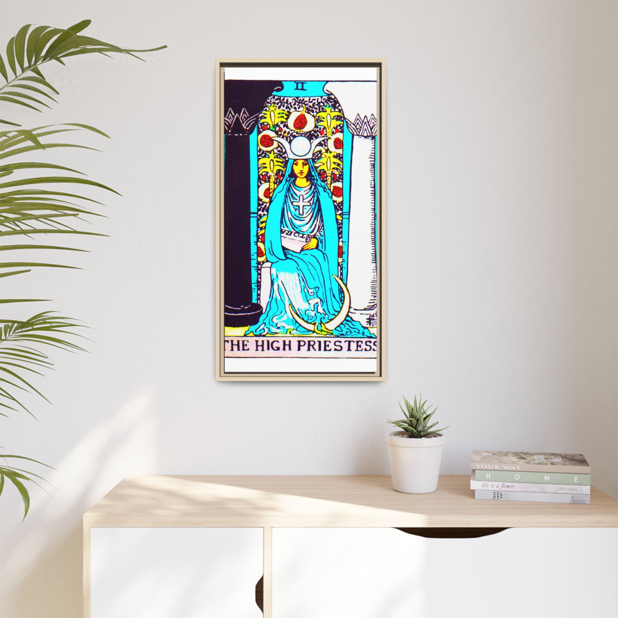 Tarot High Priestess 2 Framed Canvas - Image 79