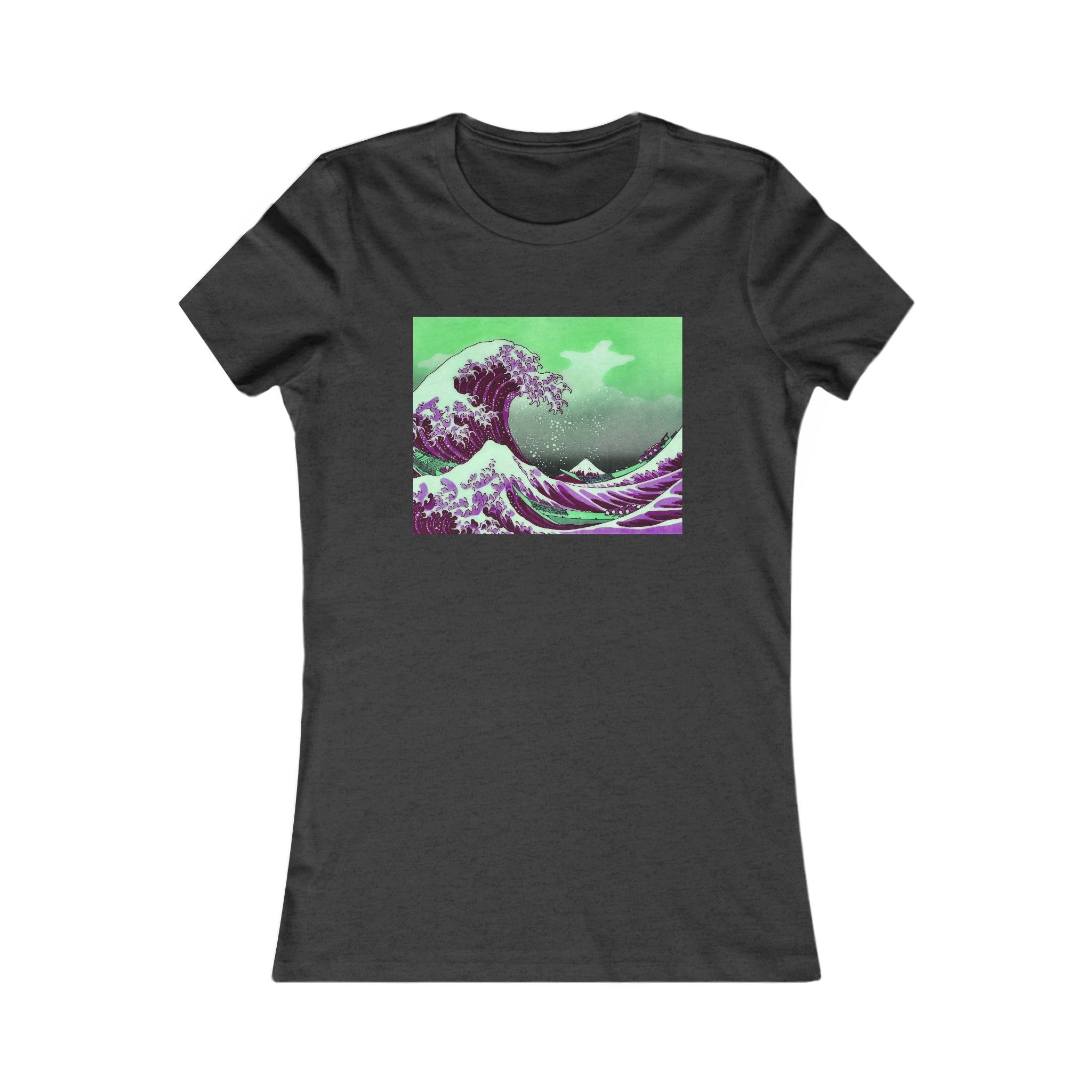 Great Wave off Kanagawa - Purple Women's Tee - Image 17