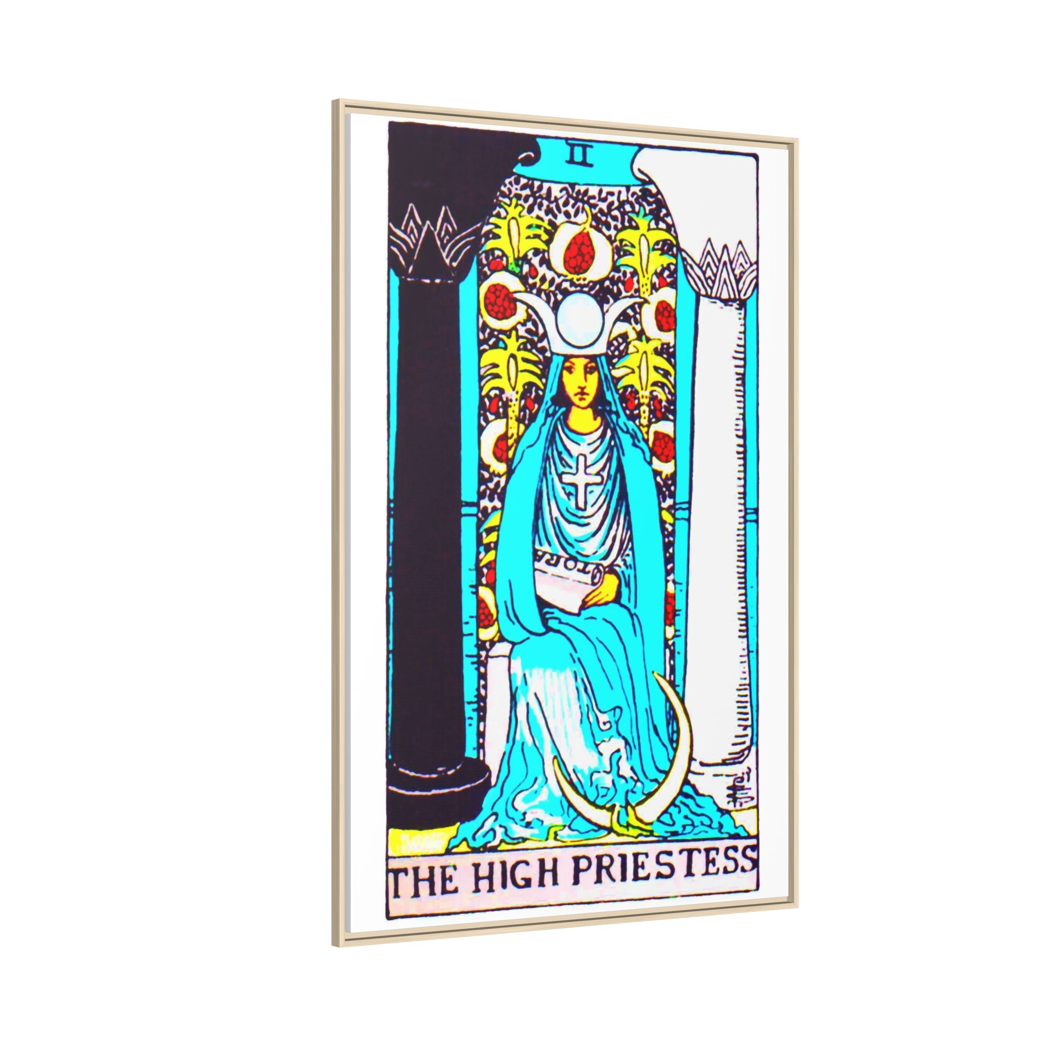 Tarot High Priestess 2 Framed Canvas - Image 50