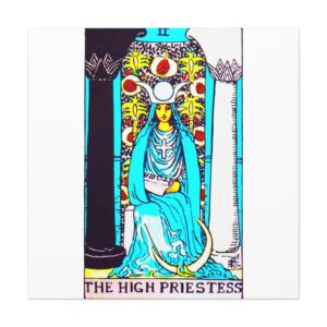 LAYOUT Tarot High Priestess 2 Matte Canvas
