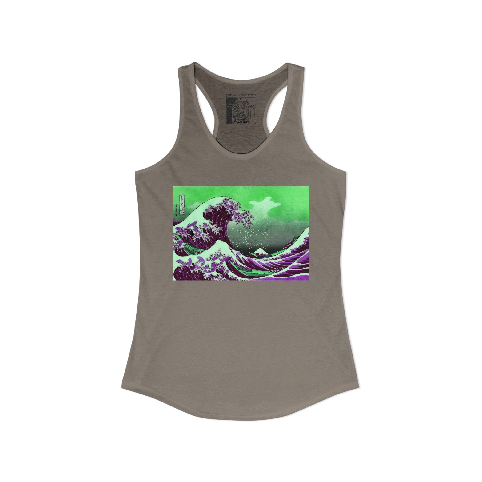Great Wave off Kanagawa - Purple Women's Tank - Image 4