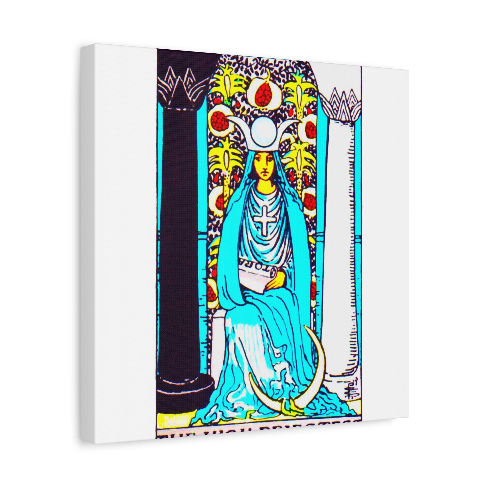 LAYOUT Tarot High Priestess 2 Matte Canvas - Image 6